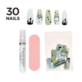 SALON PERFECT NAIL 215 MODERN NOSTALGIA BLUE GRN UFO  outside of packaging